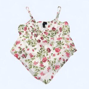 Japna Floral Handkerchief Hem Cami